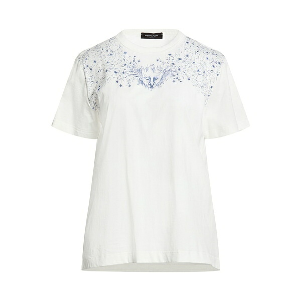 【貨物輸送無料】 ファビアナ フィリッピ レディース プルオーバー トップス T-shirts White