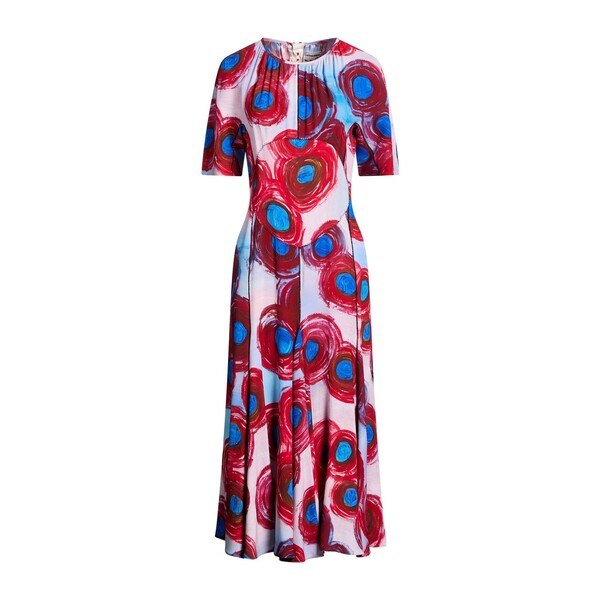【貨物輸送無料】 マルニ レディース 衣裳 トップス Midi dresses Red