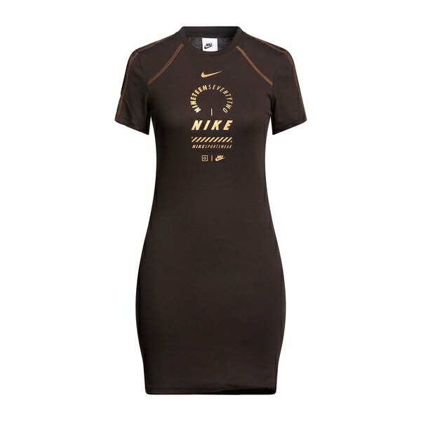 【貨物輸送無料】 ナイキ レディース 衣裳 トップス Mini dresses Brown