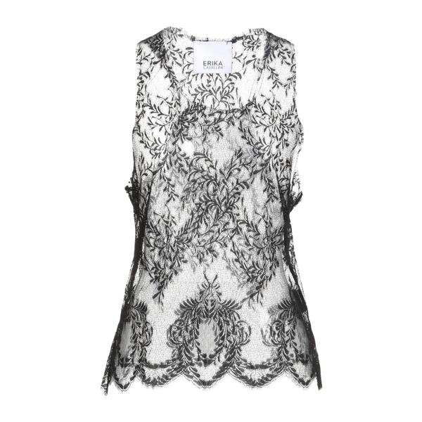【貨物輸送無料】 エリカ属・カヴァリーニ レディース ティーシャツ トップス Tops Black