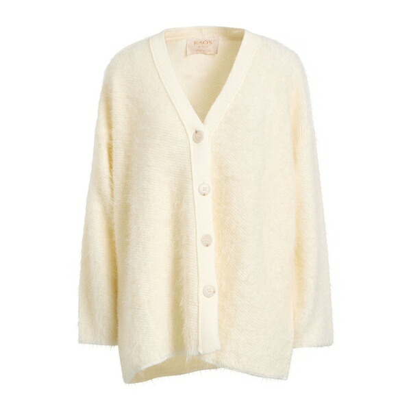 【送料無料】 カオス レディース カーディガン アウター Cardigans White|asty