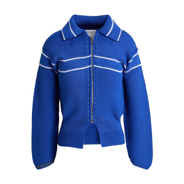 【貨物輸送無料】 マルタンマルジェラ レディース ジレー アウター Cardigans Blue