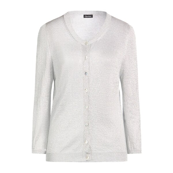 【貨物輸送無料】 シャルロット レディース ジレー アウター Cardigans Grey
