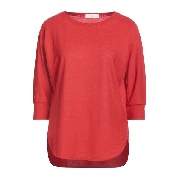 【貨物輸送無料】 ザノーネ レディース ティーシャツ トップス T-shirts Red