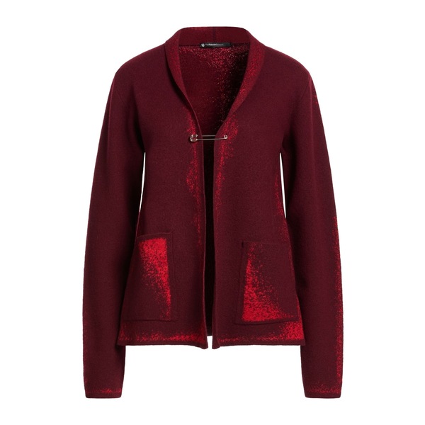 【貨物輸送無料】 ピエラントニオ 屁っ放り光の都市 レディース ジレー アウター Cardigans Red
