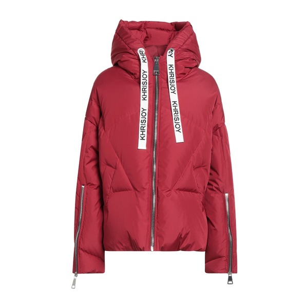 【貨物輸送無料】 クリスジョイ レディース 上衣＆上衣 アウター Puffers Red