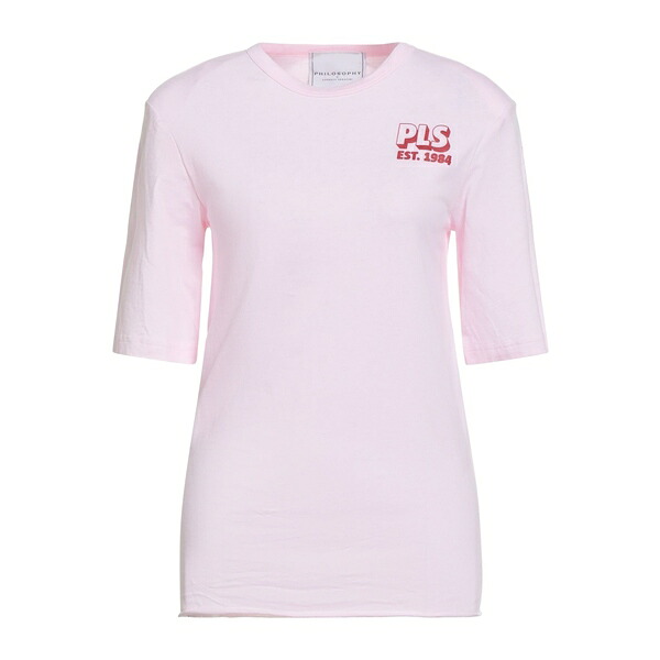 【貨物輸送無料】 フィロソフィーデロレンゾセラフィーニ レディース ティーシャツ トップス T-shirts Pink