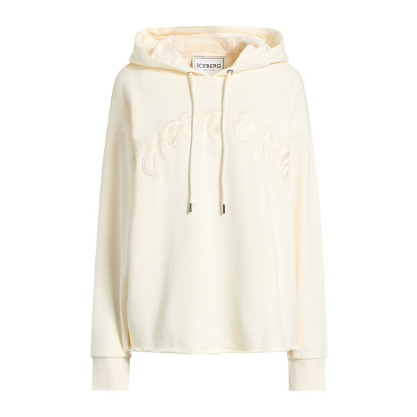 【貨物輸送無料】 アイスバーグレタス レディース パーカー・スウェットシャツ アウター Sweatshirts White