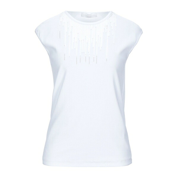 【貨物輸送無料】 ファビアナ フィリッピ レディース プルオーバー トップス T-shirts White