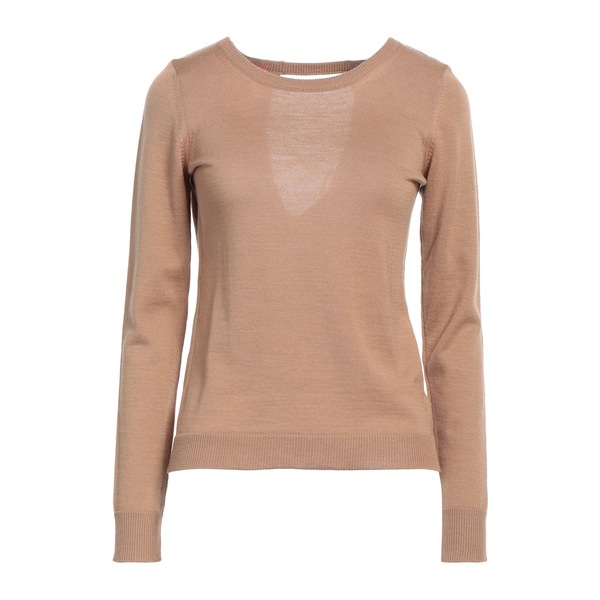 【貨物輸送無料】 さくら色 メモリーズ レディース 編み物\u0026プルオーバー アウター Sweaters Beige