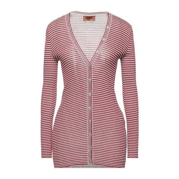 【貨物輸送無料】 ミッソーニ レディース ジレー アウター Cardigans Red