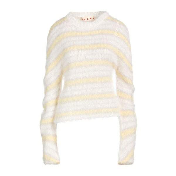 【貨物輸送無料】 マルニ レディース 編み物\u0026スウェーター アウター Sweaters White
