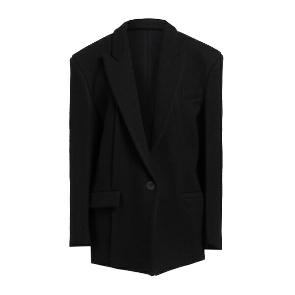 【送料無料】 ジ アティコ レディース ジャケット＆ブルゾン アウター Coats Black｜asty