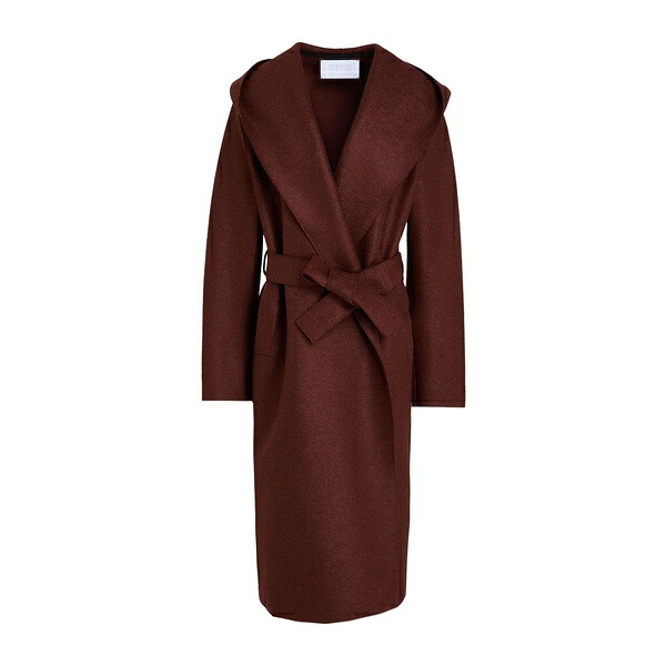 【貨物輸送無料】 ハリスワーフロンドン レディース 上衣＆上衣 アウター Coats Brown