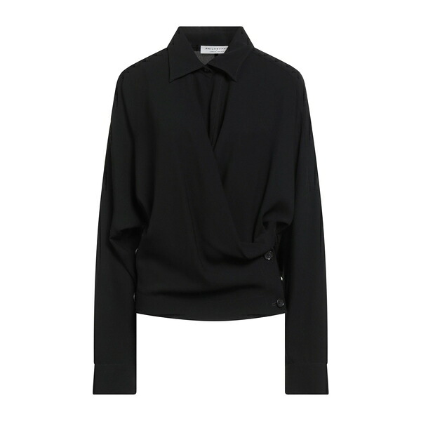 【貨物輸送無料】 フィロソフィーデロレンゾセラフィーニ レディース ティーシャツ トップス Tops Black