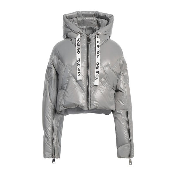 【貨物輸送無料】 クリスジョイ レディース 上衣＆上衣 アウター Puffers Grey
