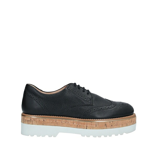 【貨物輸送無料】 ホー鵞鳥 レディース オックスフォード シューズ Lace-up shoes Black