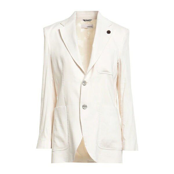 【送料無料】 ラルディーニ レディース ジャケット&ブルゾン アウター Blazers White|asty