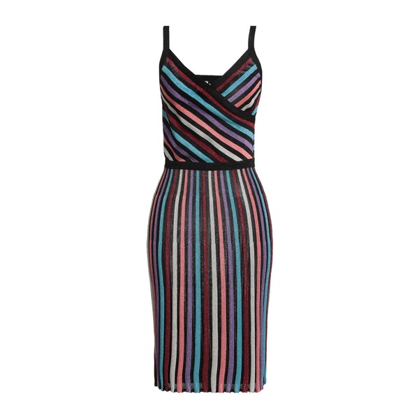【送料無料】 モスキーノ レディース ワンピース トップス Midi dresses Black｜asty 34,320円