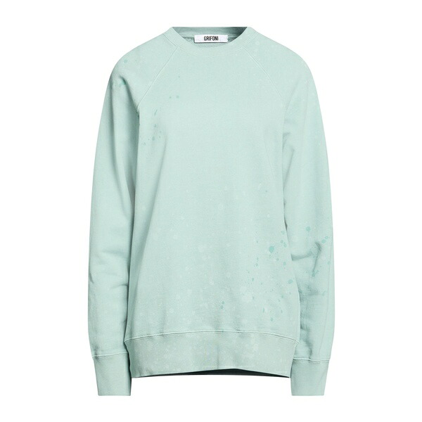【貨物輸送無料】 グリフォーニ レディース パーカー・スウェットシャツ アウター Sweatshirts Azure