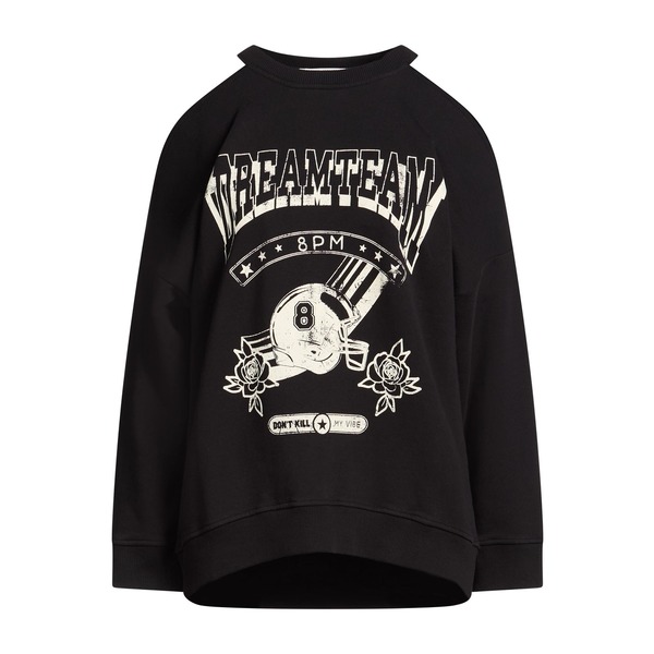 【貨物輸送無料】 エイト・ピーエム レディース パーカー・スウェットシャツ アウター Sweatshirts Black