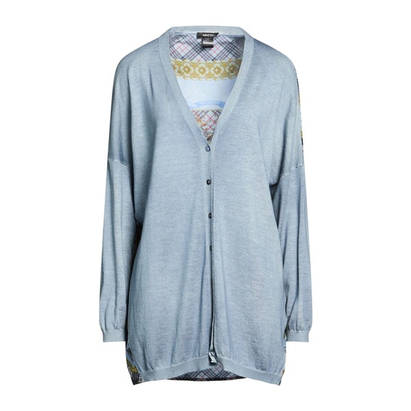 【貨物輸送無料】 アヴァントワ レディース 編み物\u0026スウェーター アウター Cardigans Blue