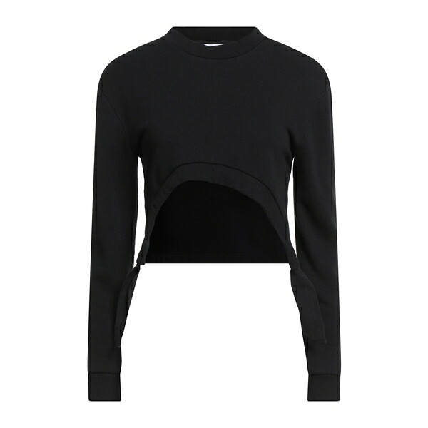 【貨物輸送無料】 パトリツィア ペペ レディース パーカー・スウェットシャツ アウター Sweatshirts Black