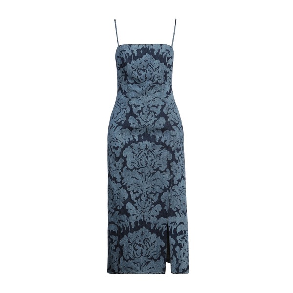 【送料無料】 マックイーン レディース ワンピース トップス Midi dresses Blue|asty