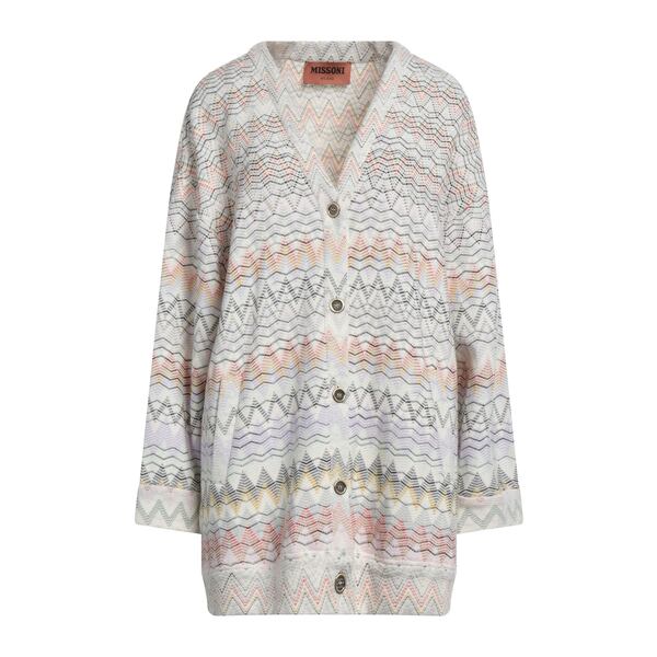 【貨物輸送無料】 ミッソーニ レディース ジレー アウター Cardigans White