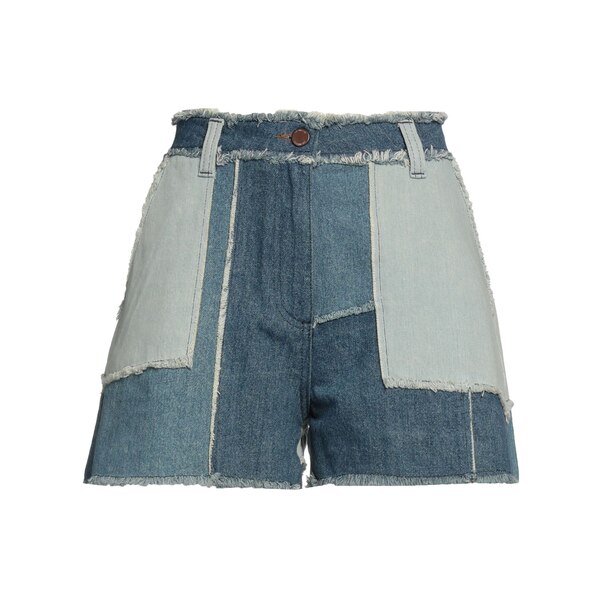【送料無料】 モスキーノ レディース デニムパンツ ボトムス Denim shorts Blue|asty