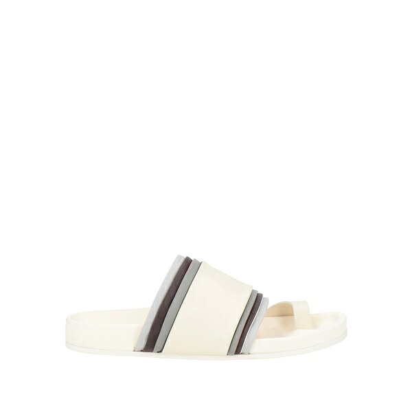 【貨物輸送無料】 ジル・サンダー レディース サンダル シューズ Thong sandals White