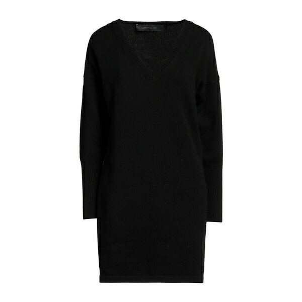【貨物輸送無料】 フェデリカ・トシ レディース 編み物\u0026プルオーバー アウター Sweaters Black