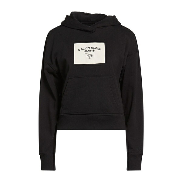 【貨物輸送無料】 カルバンクライン レディース パーカー・スウェットシャツ アウター Sweatshirts Black