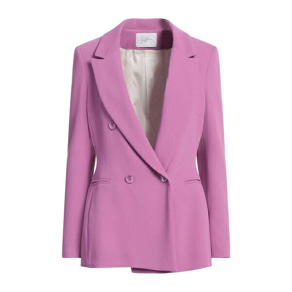【送料無料】 ソーアリュール レディース ジャケット＆ブルゾン アウター Blazers Purple｜asty