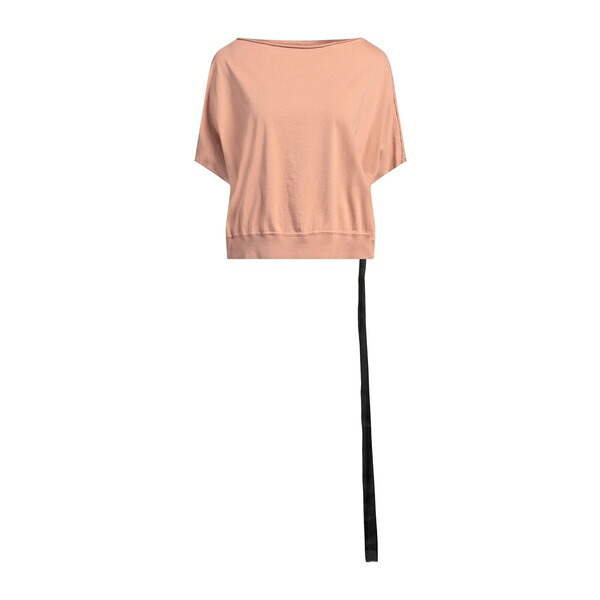 【貨物輸送無料】 リックオウエンス レディース ティーシャツ トップス T-shirts Pink レディースファッション-トップス-Tシャツ・カットソー