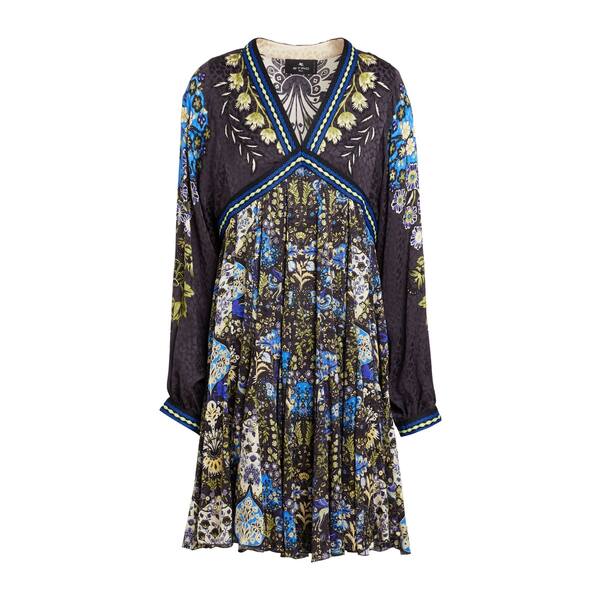 【貨物輸送無料】 エトロ レディース 衣裳 トップス Mini dresses Blue