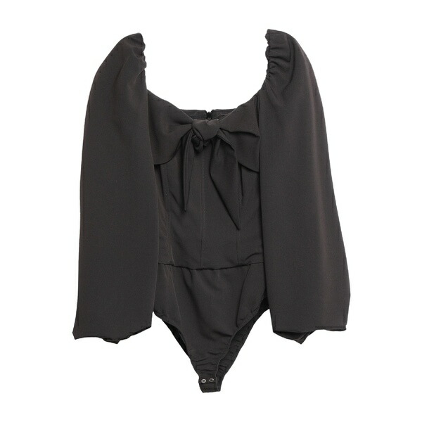 【貨物輸送無料】 ジジル レディース プルオーバー トップス Bodysuits Black