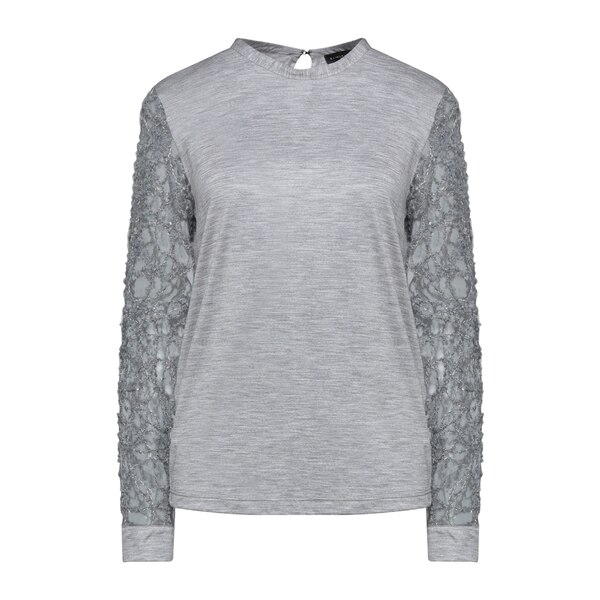 【貨物輸送無料】 ファビアナ フィリッピ レディース プルオーバー トップス T-shirts Grey
