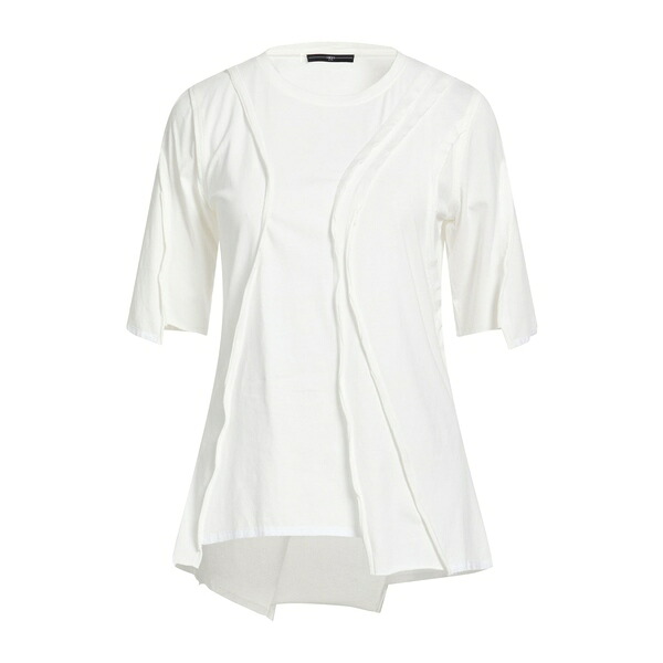 【貨物輸送無料】 御機嫌 レディース プルオーバー トップス T-shirts White
