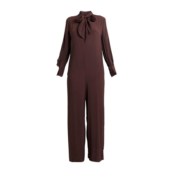 【送料無料】 セミクチュール レディース ワンピース トップス Jumpsuits Brown｜asty