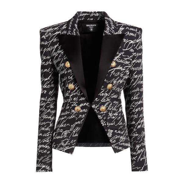 【貨物輸送無料】 バルマン レディース 上衣＆上衣 アウター Blazers Black