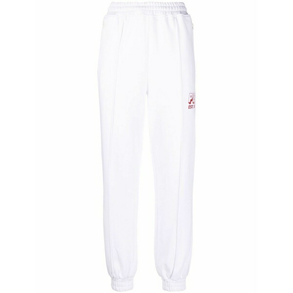 フィロソフィーデロレンゾセラフィーニ レディース カジュアルパンツ ボトムス Logo-print cotton joggers White