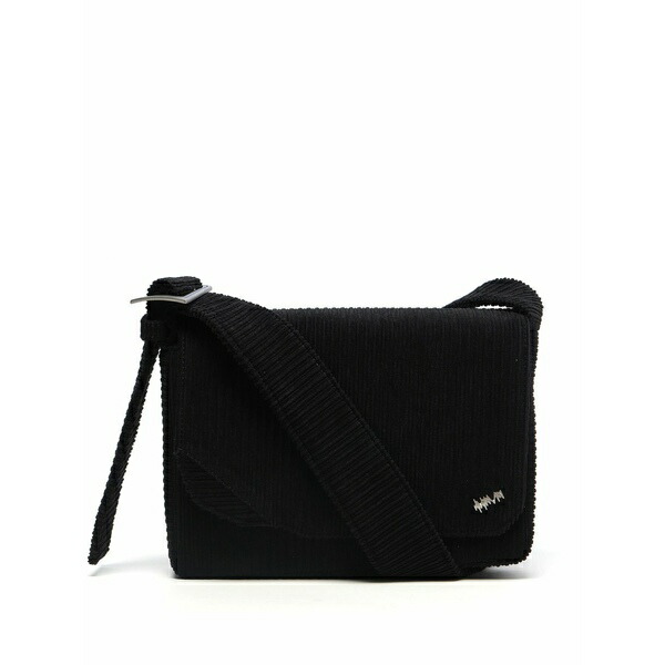 アーダーエラー レディース ショルダーバッグ 御徒面子 Gleas corduroy shoulder bag  Black