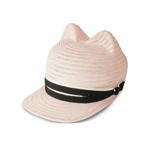 メゾンミッシェル レディース 帽子 アクセサリー Jamie strap-detail hat Pink|asty