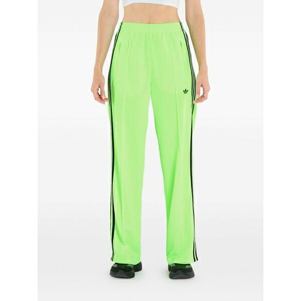 アディダス レディース カジュアルパンツ ボトムス Firebird 3-stripes logo sweatpants Green