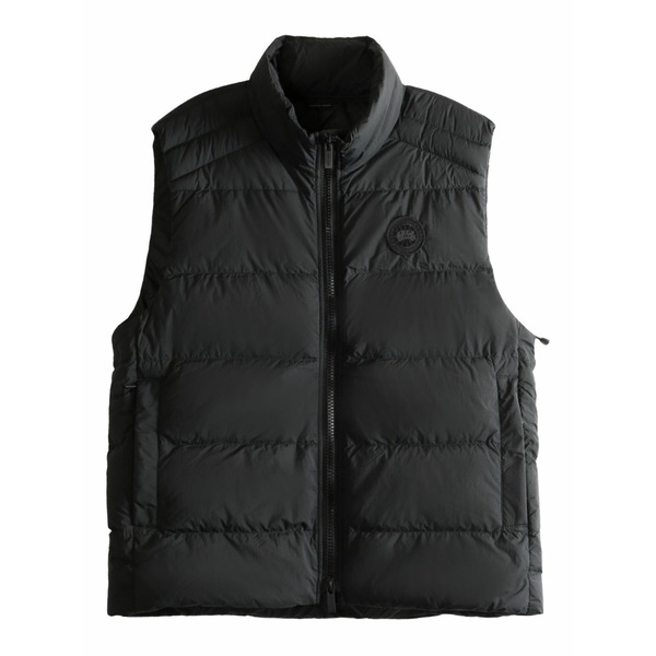 カナダグース メンズ ジャケット＆ブルゾン アウター Padded zip-up vest Black｜asty