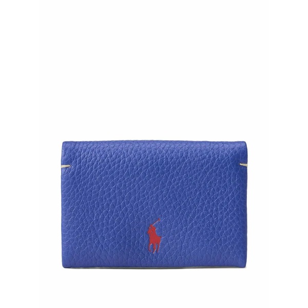 ラルフローレン レディース 紙入れ 付属品 Leather wallet Blue