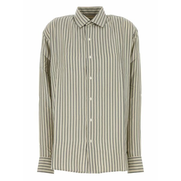 ル・カシャ レディース シャツ トップス Songino striped-pattern shirt Blue｜asty