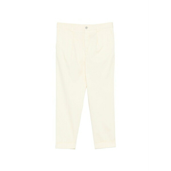 インコテックス メンズ カジュアルパンツ ボトムス Pleated trousers Yellow|asty