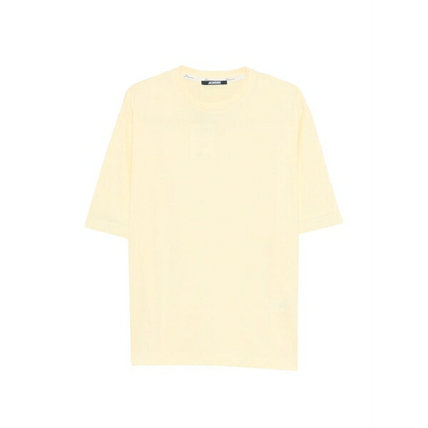 ジャクエムス メンズ プルオーバー トップス Carr茫漏 crew-neck t-shirt Yellow